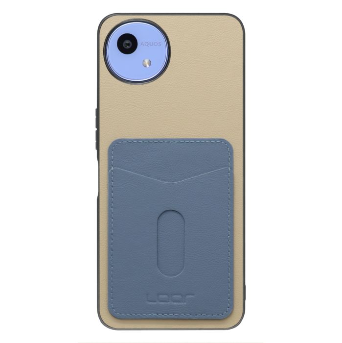 [ LOOF PASS-SHELL (LEATHER Ver.) スライド ] AQUOS wish5 アクオス SH-52F スマホケース 背面 ケース カバー ハードケース カード収納 カードホルダー ストラップホール [ AQUOS wish5 ]