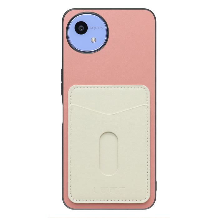 [ LOOF PASS-SHELL スライド] AQUOS wish5 アクオス SH-52F スマホケース 背面 ケース カバー ハードケース カード収納 カードホルダー ストラップホール [ AQUOS wish5 ]