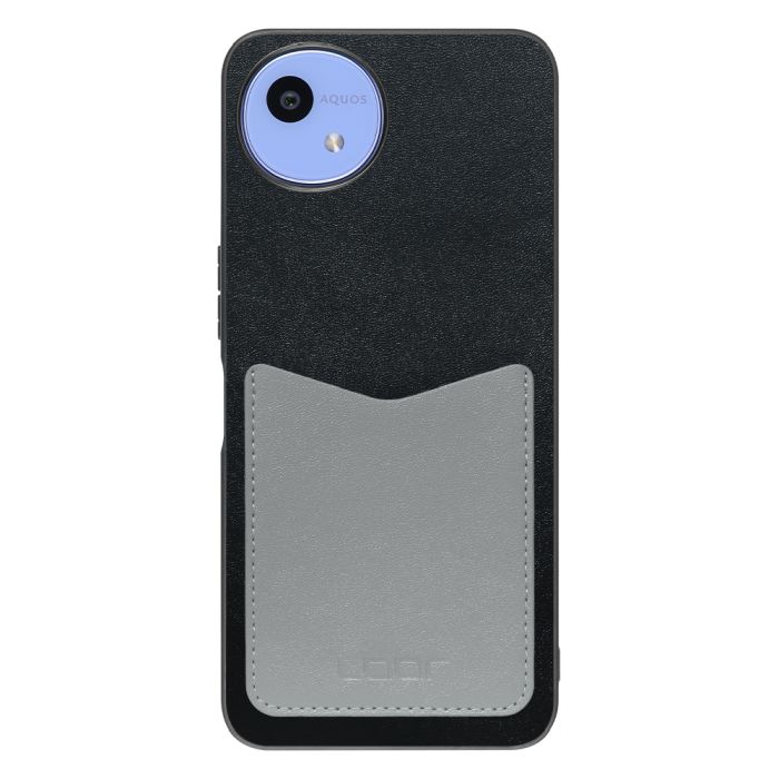 [ LOOF PASS-SHELL ] AQUOS wish5 アクオス SH-52F スマホケース 背面 ケース カバー ハードケース カード収納 カードホルダー ストラップホール [ AQUOS wish5 ]