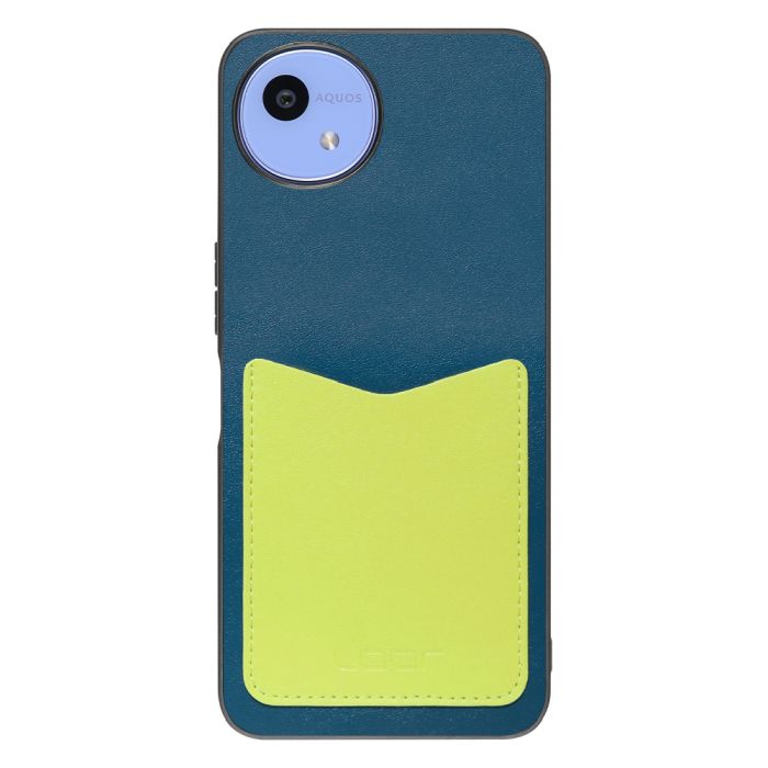 [ LOOF PASS-SHELL ] AQUOS wish5 アクオス SH-52F スマホケース 背面 ケース カバー ハードケース カード収納 カードホルダー ストラップホール [ AQUOS wish5 ]