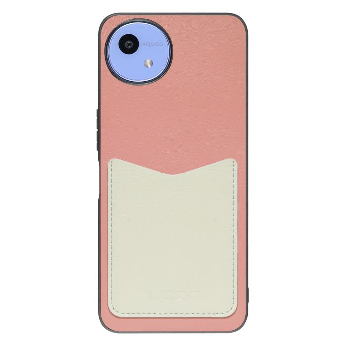 [ LOOF PASS-SHELL ] AQUOS wish5 アクオス SH-52F スマホケース 背面 ケース カバー ハードケース カード収納 カードホルダー ストラップホール [ AQUOS wish5 ]