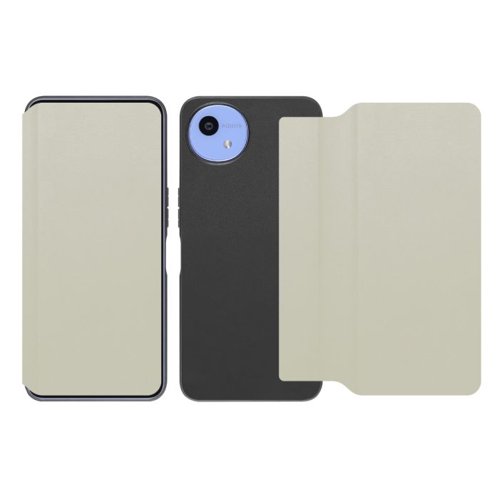 [ LOOF SLIM-FIT ] AQUOS wish5 アクオス SH-52F スマホケース 背面 ケース カバー 手帳型 ハードケース カード収納 ポケットあり/なし マグネットなし ストラップホール [ AQUOS wish5 ]
