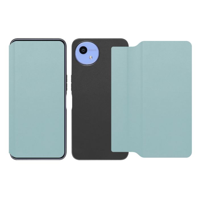 [ LOOF SLIM-FIT ] AQUOS wish5 アクオス SH-52F スマホケース 背面 ケース カバー 手帳型 ハードケース カード収納 ポケットあり/なし マグネットなし ストラップホール [ AQUOS wish5 ]