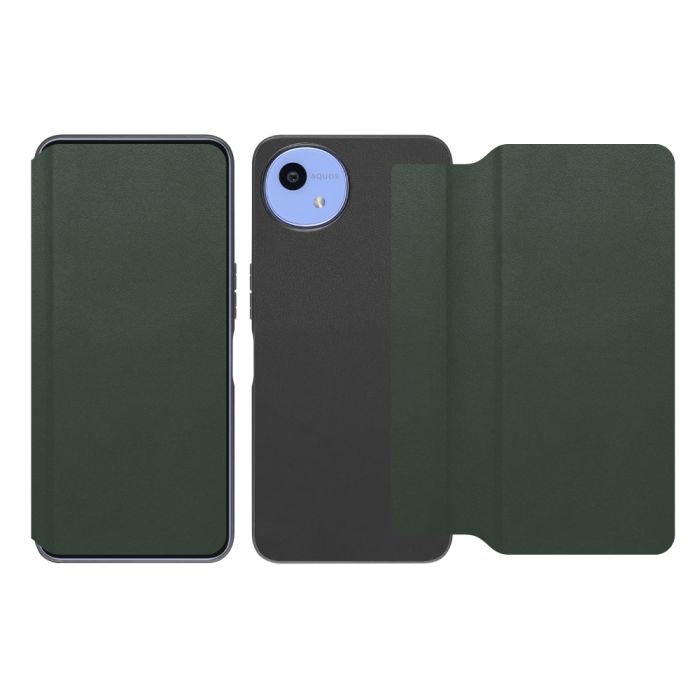 [ LOOF SLIM-FIT ] AQUOS wish5 アクオス SH-52F スマホケース 背面 ケース カバー 手帳型 ハードケース カード収納 ポケットあり/なし マグネットなし ストラップホール [ AQUOS wish5 ]