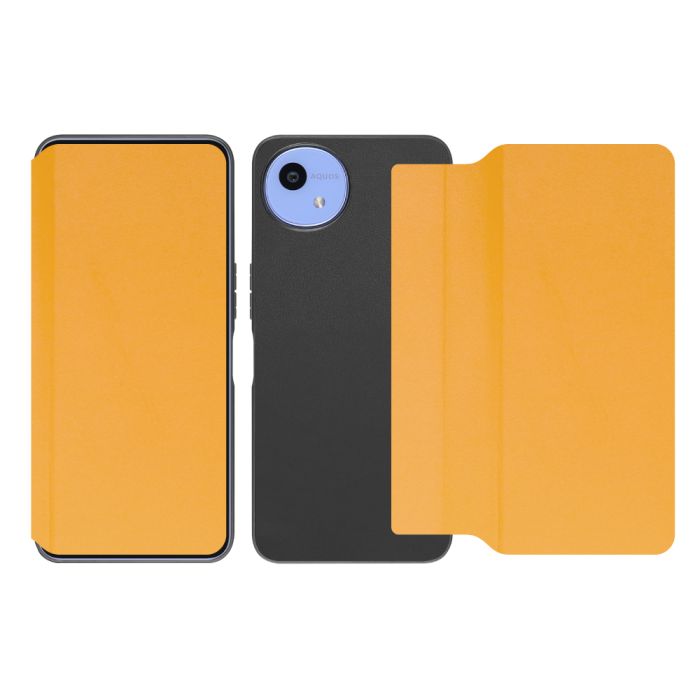 [ LOOF SLIM-FIT ] AQUOS wish5 アクオス SH-52F スマホケース 背面 ケース カバー 手帳型 ハードケース カード収納 ポケットあり/なし マグネットなし ストラップホール [ AQUOS wish5 ]