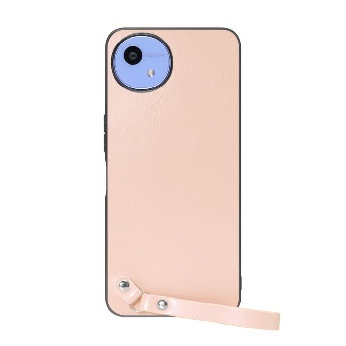 [ LOOF MACARON-SHELL ] AQUOS wish5 アクオス SH-52F スマホケース 背面 ケース カバー ハードケース ストラップ付き 本革 ストラップホール [ AQUOS wish5 ]
