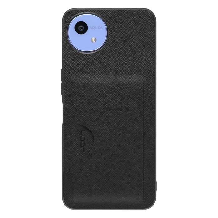 [ LOOF CASUAL-SLOT ] AQUOS wish5 アクオス SH-52F スマホケース 背面 カード入れ カードポケット ケース カバー ハードケース カード収納 ストラップホール [ AQUOS wish5 ]