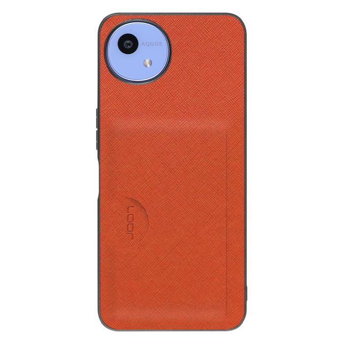 [ LOOF CASUAL-SLOT ] AQUOS wish5 アクオス SH-52F スマホケース 背面 カード入れ カードポケット ケース カバー ハードケース カード収納 ストラップホール [ AQUOS wish5 ]