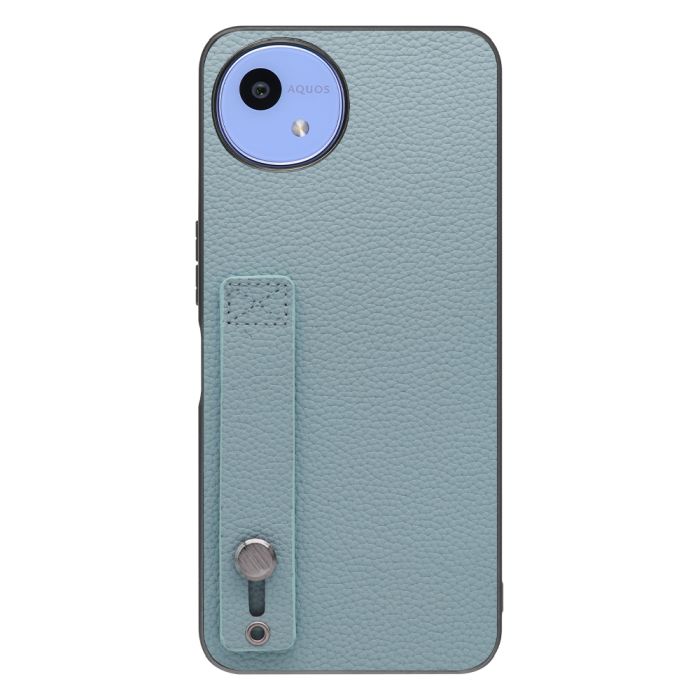 [ LOOF HOLD-SHELL ] AQUOS wish5 アクオス SH-52F スマホケース 背面 ケース カバー ハードケース 背面ベルト 本革 ストラップホール [ AQUOS wish5 ]
