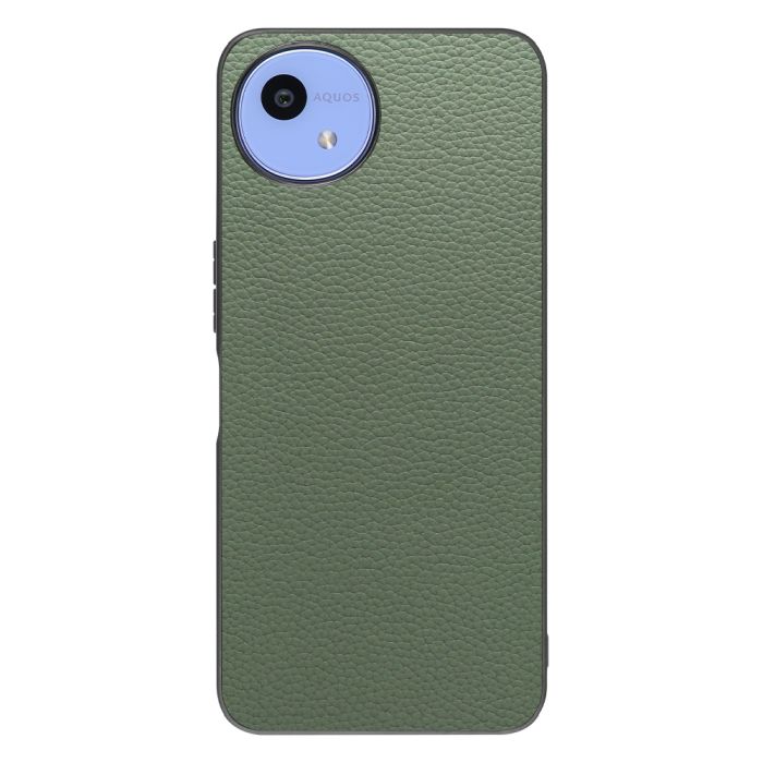 [ LOOF LUXURY-SHELL ] AQUOS wish5 アクオス SH-52F スマホケース 背面 ケース カバー ハードケース 本革 ストラップホール [ AQUOS wish5 ]