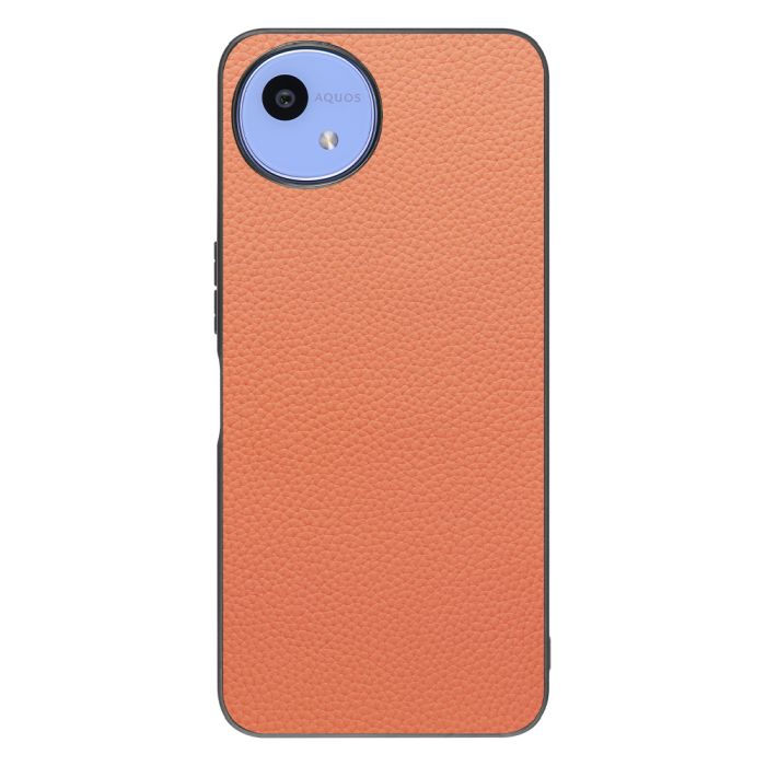 [ LOOF LUXURY-SHELL ] AQUOS wish5 アクオス SH-52F スマホケース 背面 ケース カバー ハードケース 本革 ストラップホール [ AQUOS wish5 ]