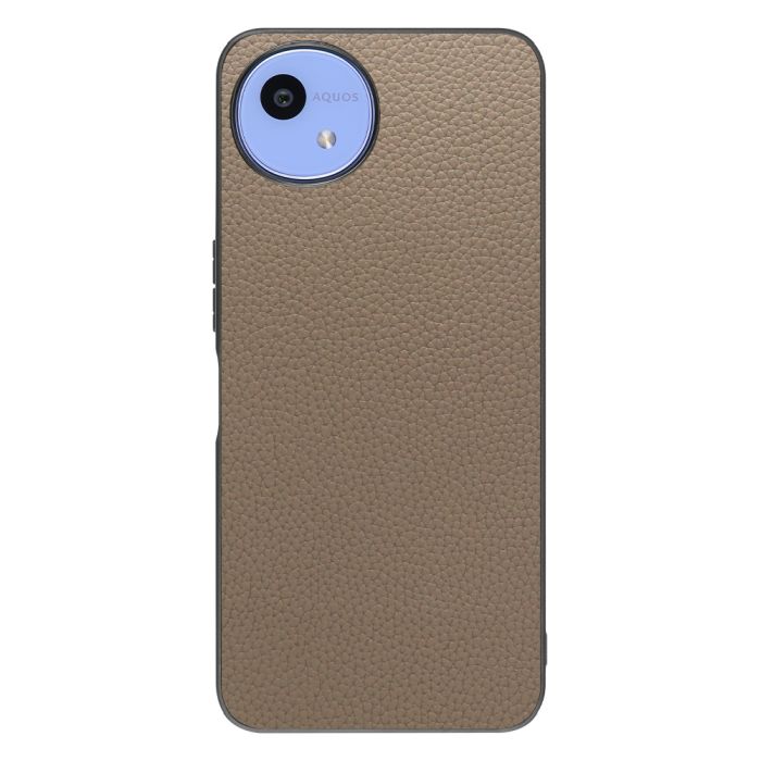 [ LOOF LUXURY-SHELL ] AQUOS wish5 アクオス SH-52F スマホケース 背面 ケース カバー ハードケース 本革 ストラップホール [ AQUOS wish5 ]