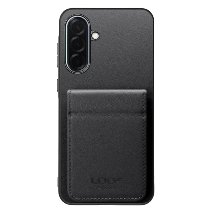 [ LOOF BASIC-SHELL SLIM CARD 2カード ] Galaxy A36 5G SC-54F ケース 背面 カード収納 カード入れ カードポケット カバー スマホケース 薄型 大容量 本革 [ Galaxy A36 5G ]