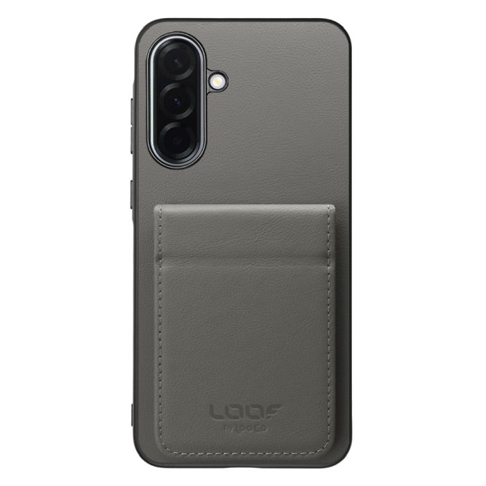 [ LOOF BASIC-SHELL SLIM CARD 2カード ] Galaxy A36 5G SC-54F ケース 背面 カード収納 カード入れ カードポケット カバー スマホケース 薄型 大容量 本革 [ Galaxy A36 5G ]
