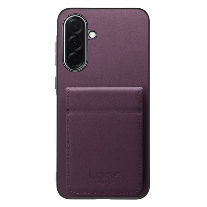 [ LOOF BASIC-SHELL SLIM CARD 2カード ] Galaxy A36 5G SC-54F ケース 背面 カード収納 カード入れ カードポケット カバー スマホケース 薄型 大容量 本革 [ Galaxy A36 5G ]