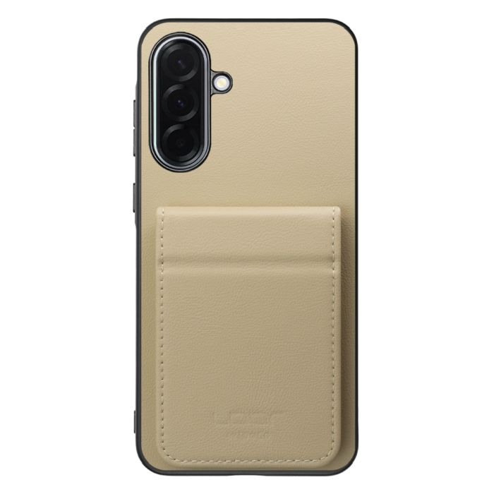 [ LOOF BASIC-SHELL SLIM CARD 2カード ] Galaxy A36 5G SC-54F ケース 背面 カード収納 カード入れ カードポケット カバー スマホケース 薄型 大容量 本革 [ Galaxy A36 5G ]