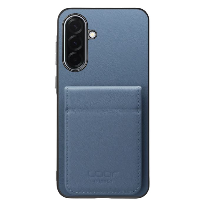 [ LOOF BASIC-SHELL SLIM CARD 2カード ] Galaxy A36 5G SC-54F ケース 背面 カード収納 カード入れ カードポケット カバー スマホケース 薄型 大容量 本革 [ Galaxy A36 5G ]