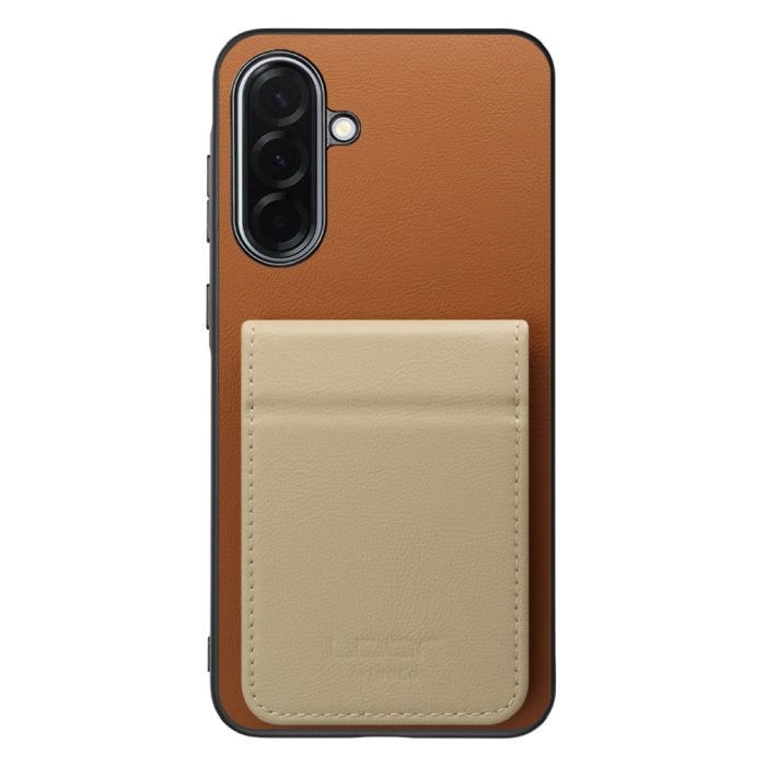 [ LOOF BASIC-SHELL SLIM CARD 2カード ] Galaxy A36 5G SC-54F ケース 背面 カード収納 カード入れ カードポケット カバー スマホケース 薄型 大容量 本革 [ Galaxy A36 5G ]