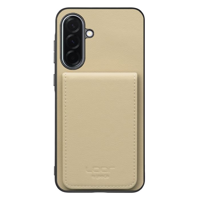 [ LOOF BASIC-SHELL SLIM CARD 4カード ] Galaxy A36 5G SC-54F ケース 背面 カード収納 カード入れ カードポケット カバー スマホケース 薄型 大容量 本革 [ Galaxy A36 5G ]