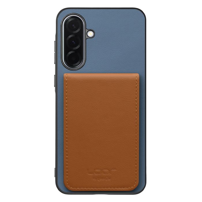 [ LOOF BASIC-SHELL SLIM CARD 4カード ] Galaxy A36 5G SC-54F ケース 背面 カード収納 カード入れ カードポケット カバー スマホケース 薄型 大容量 本革 [ Galaxy A36 5G ]