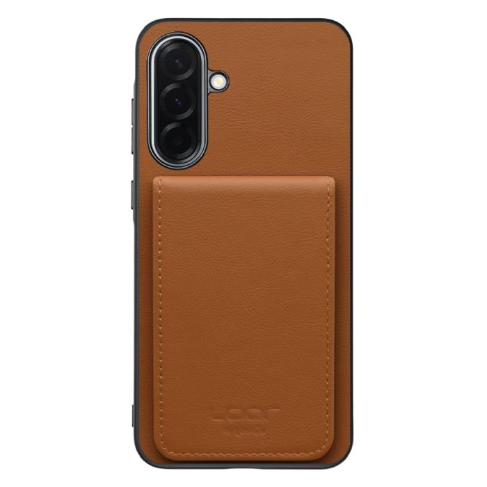 [ LOOF BASIC-SHELL SLIM CARD 4カード ] Galaxy A36 5G SC-54F ケース 背面 カード収納 カード入れ カードポケット カバー スマホケース 薄型 大容量 本革 [ Galaxy A36 5G ]