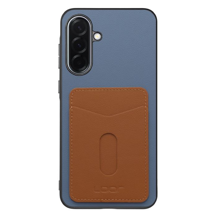 [ LOOF PASS-SHELL (LEATHER Ver.) スライド ] Galaxy A36 5G SC-54F スマホケース 背面 ケース カバー ハードケース カード収納 カードホルダー ストラップホール [ Galaxy A36 5G ]