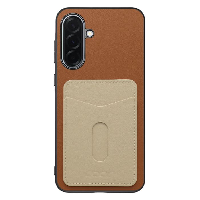 [ LOOF PASS-SHELL (LEATHER Ver.) スライド ] Galaxy A36 5G SC-54F スマホケース 背面 ケース カバー ハードケース カード収納 カードホルダー ストラップホール [ Galaxy A36 5G ]