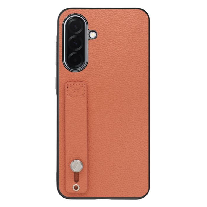 [ LOOF HOLD-SHELL ] Galaxy A36 5G SC-54F スマホケース 背面 ケース カバー ハードケース 背面ベルト 本革 ストラップホール [ Galaxy A36 5G ]