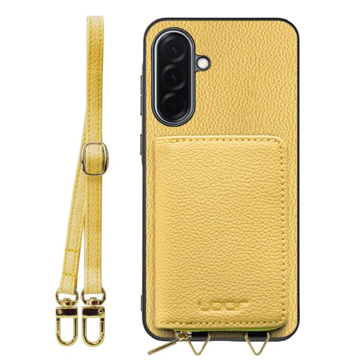 [ LOOF LUXURY-SHELL POUCH ] Galaxy A36 5G SC-54F ケース ショルダー スマホショルダー 背面 収納 ポーチ付き カバー スマホケース ストラップ 本革 [ Galaxy A36 5G ]