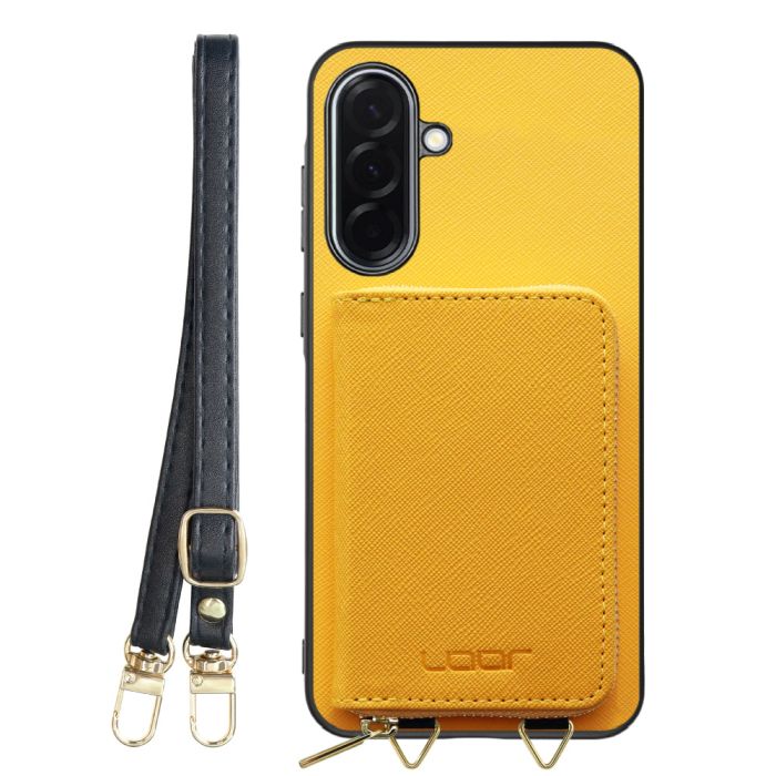 [ LOOF CASUAL-SHELL POUCH ] Galaxy A36 5G SC-54F ケース ショルダー スマホショルダー 背面 収納 ポーチ付き カバー スマホケース ストラップ レザー [ Galaxy A36 5G ]