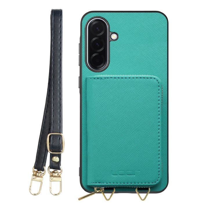 [ LOOF CASUAL-SHELL POUCH ] Galaxy A36 5G SC-54F ケース ショルダー スマホショルダー 背面 収納 ポーチ付き カバー スマホケース ストラップ レザー [ Galaxy A36 5G ]