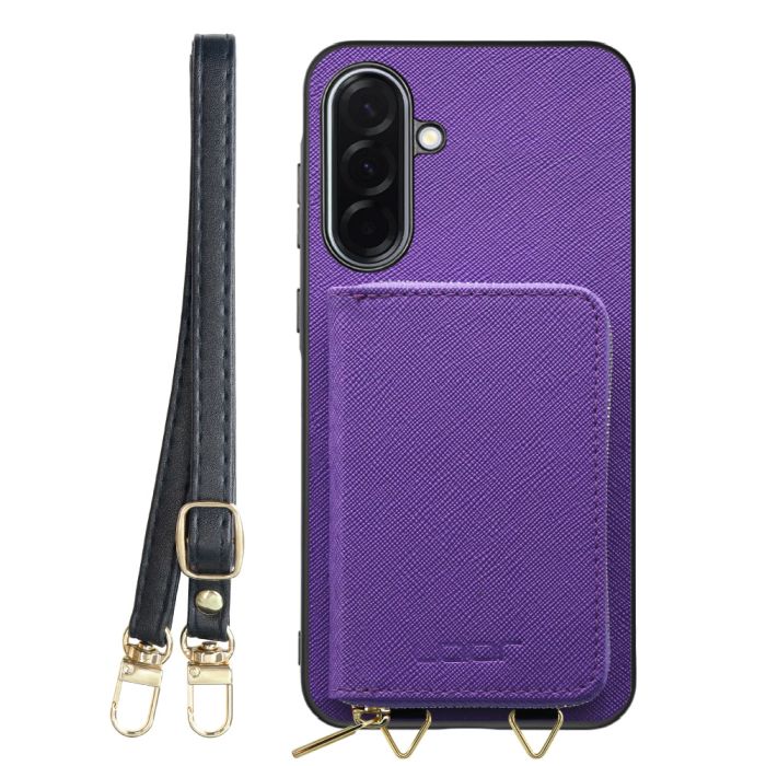 [ LOOF CASUAL-SHELL POUCH ] Galaxy A36 5G SC-54F ケース ショルダー スマホショルダー 背面 収納 ポーチ付き カバー スマホケース ストラップ レザー [ Galaxy A36 5G ]