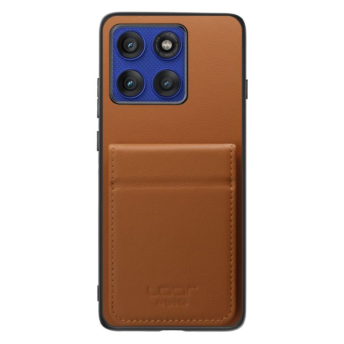 [ LOOF BASIC-SHELL SLIM CARD 2カード ] motorola edge 60 pro / 60s pro  ケース 背面 カード収納 カード入れ カードポケット カバー スマホケース 薄型 大容量 本革 [ motorola edge 60 pro / 60s pro ]