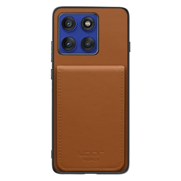 [ LOOF BASIC-SHELL SLIM CARD 4カード ] motorola edge 60 pro / 60s pro  ケース 背面 カード収納 カード入れ カードポケット カバー スマホケース 薄型 大容量 本革 [ motorola edge 60 pro / 60s pro ]