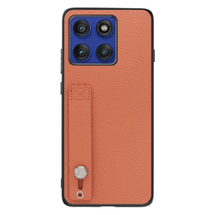 [ LOOF HOLD-SHELL ] motorola edge 60 pro / 60s pro  スマホケース 背面 ケース カバー ハードケース 背面ベルト 本革 ストラップホール [ motorola edge 60 pro / 60s pro ]