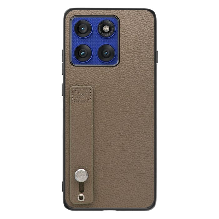 [ LOOF HOLD-SHELL ] motorola edge 60 pro / 60s pro  スマホケース 背面 ケース カバー ハードケース 背面ベルト 本革 ストラップホール [ motorola edge 60 pro / 60s pro ]