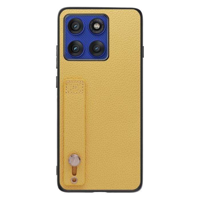 [ LOOF HOLD-SHELL ] motorola edge 60 pro / 60s pro  スマホケース 背面 ケース カバー ハードケース 背面ベルト 本革 ストラップホール [ motorola edge 60 pro / 60s pro ]