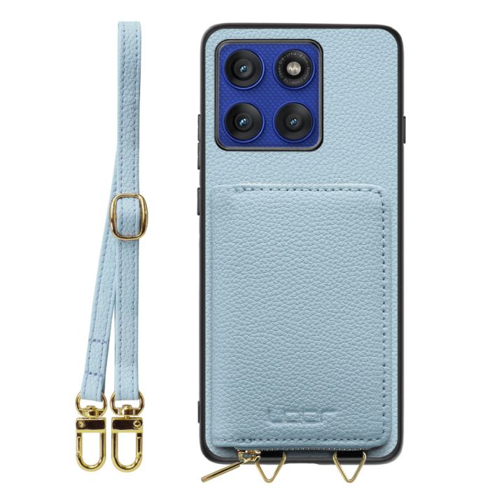 [ LOOF LUXURY-SHELL POUCH ] motorola edge 60 pro / 60s pro  ケース ショルダー スマホショルダー 背面 収納 ポーチ付き カバー スマホケース ストラップ 本革 [ motorola edge 60 pro / 60s pro ]