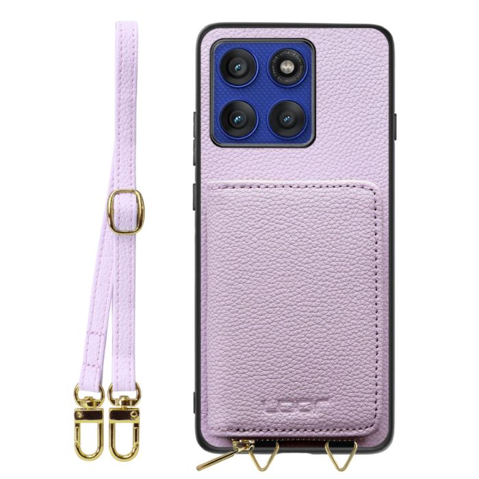 [ LOOF LUXURY-SHELL POUCH ] motorola edge 60 pro / 60s pro  ケース ショルダー スマホショルダー 背面 収納 ポーチ付き カバー スマホケース ストラップ 本革 [ motorola edge 60 pro / 60s pro ]