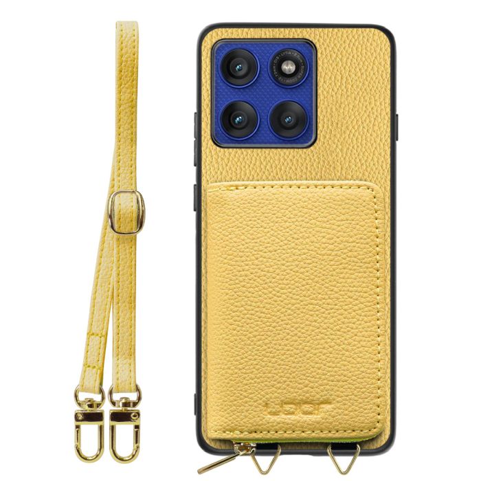 [ LOOF LUXURY-SHELL POUCH ] motorola edge 60 pro / 60s pro  ケース ショルダー スマホショルダー 背面 収納 ポーチ付き カバー スマホケース ストラップ 本革 [ motorola edge 60 pro / 60s pro ]