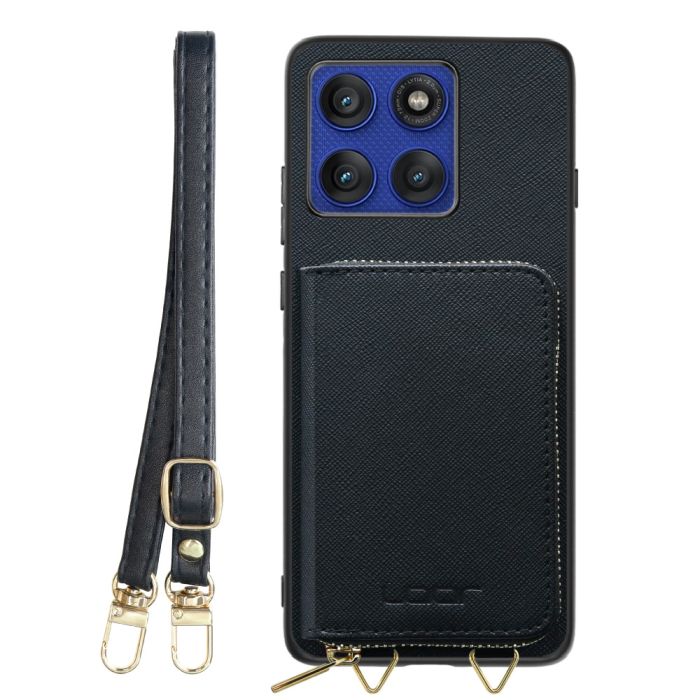 [ LOOF CASUAL-SHELL POUCH ] motorola edge 60 pro / 60s pro  ケース ショルダー スマホショルダー 背面 収納 ポーチ付き カバー スマホケース ストラップ レザー [ motorola edge 60 pro / 60s pro ]