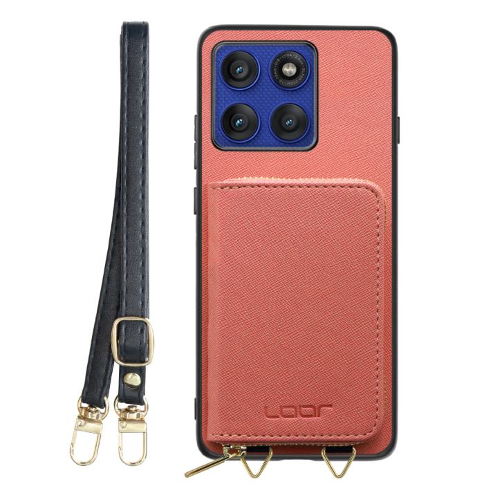 [ LOOF CASUAL-SHELL POUCH ] motorola edge 60 pro / 60s pro  ケース ショルダー スマホショルダー 背面 収納 ポーチ付き カバー スマホケース ストラップ レザー [ motorola edge 60 pro / 60s pro ]