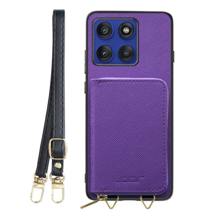 [ LOOF CASUAL-SHELL POUCH ] motorola edge 60 pro / 60s pro  ケース ショルダー スマホショルダー 背面 収納 ポーチ付き カバー スマホケース ストラップ レザー [ motorola edge 60 pro / 60s pro ]