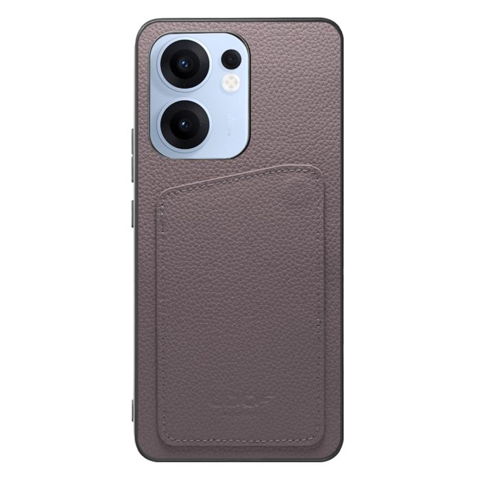 [ LOOF INVISIBLE CARD CASE-SHELL ] OPPO Reno13 A  スマホケース 背面 ケース カバー 本革 見えない収納 カード 見えない 落ちない マグネット [ OPPO Reno13 A ]