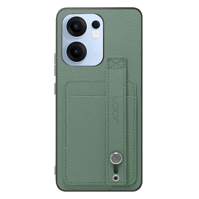 [ LOOF HOLD-SHELL CARD ] OPPO Reno13 A  スマホケース 背面 ケース カバー ハードケース 背面ベルト カード入れ 本革 ストラップホール [ OPPO Reno13 A ]