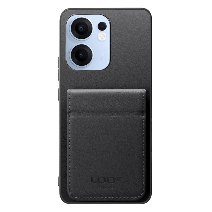 [ LOOF BASIC-SHELL SLIM CARD 2カード ] OPPO Reno13 A  ケース 背面 カード収納 カード入れ カードポケット カバー スマホケース 薄型 大容量 本革 [ OPPO Reno13 A ]