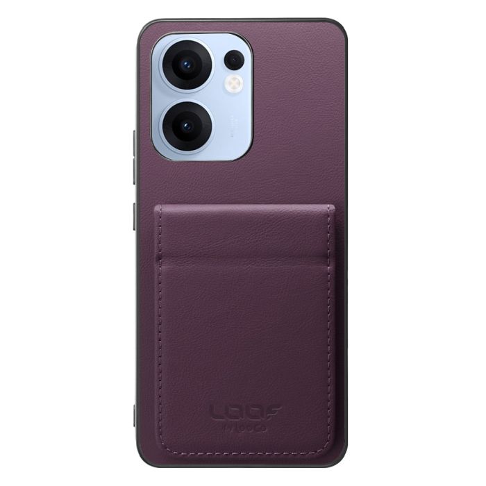 [ LOOF BASIC-SHELL SLIM CARD 2カード ] OPPO Reno13 A  ケース 背面 カード収納 カード入れ カードポケット カバー スマホケース 薄型 大容量 本革 [ OPPO Reno13 A ]