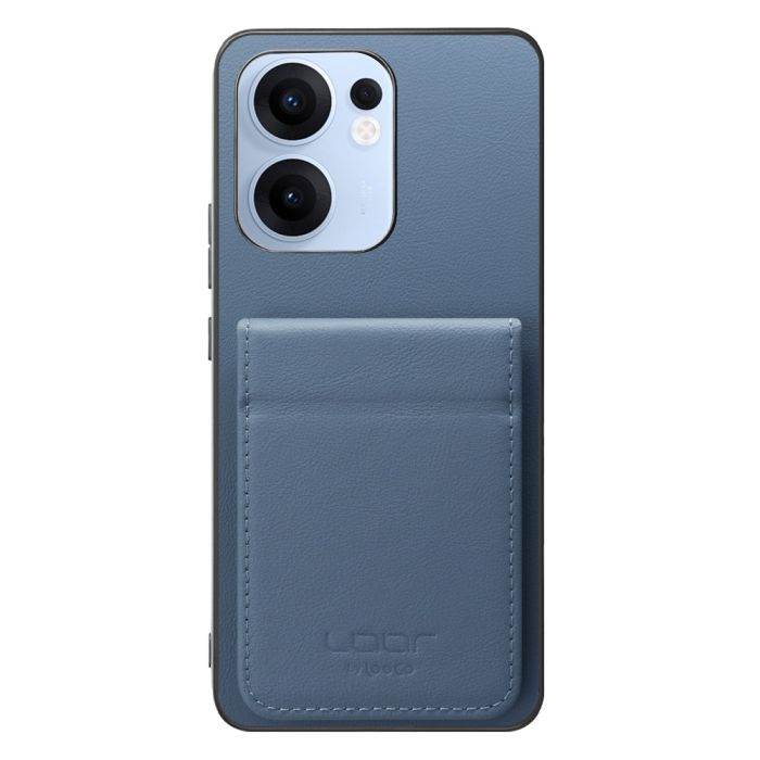 [ LOOF BASIC-SHELL SLIM CARD 2カード ] OPPO Reno13 A  ケース 背面 カード収納 カード入れ カードポケット カバー スマホケース 薄型 大容量 本革 [ OPPO Reno13 A ]