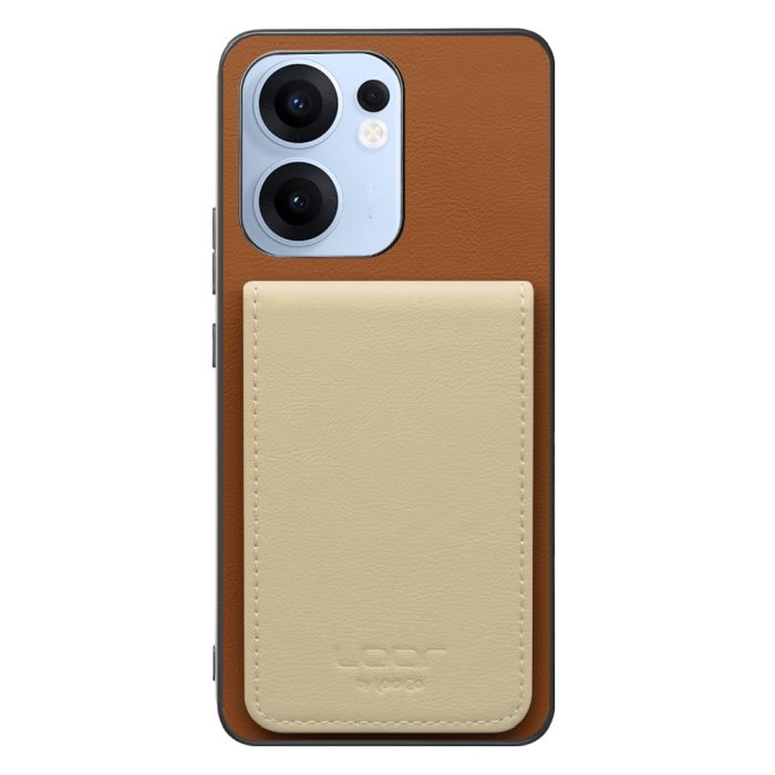 [ LOOF BASIC-SHELL SLIM CARD 4カード ] OPPO Reno13 A  ケース 背面 カード収納 カード入れ カードポケット カバー スマホケース 薄型 大容量 本革 [ OPPO Reno13 A ]