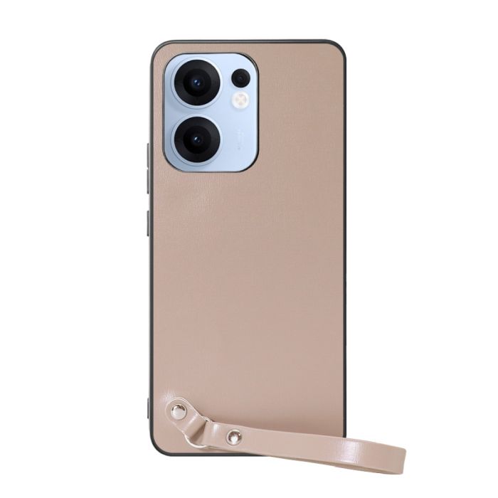 [ LOOF MACARON-SHELL ] OPPO Reno13 A  スマホケース 背面 ケース カバー ハードケース ストラップ付き 本革 ストラップホール [ OPPO Reno13 A ]